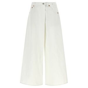 R13 White Cotton Jeans Women's Denim